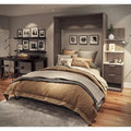 Queen Murphy Bed with Floating Shelves